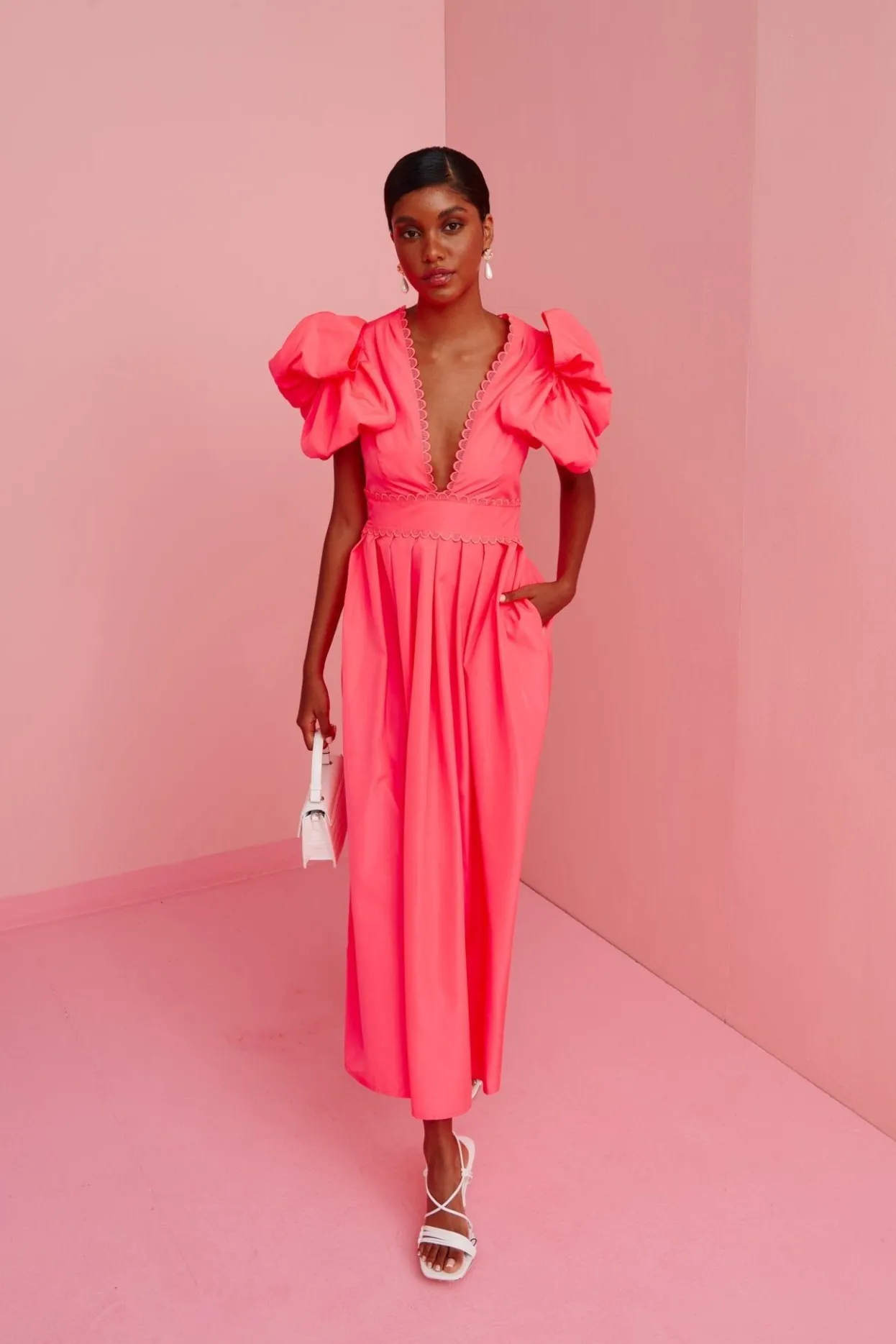 Dresses | Celia B Curazao Dress Neon Pink