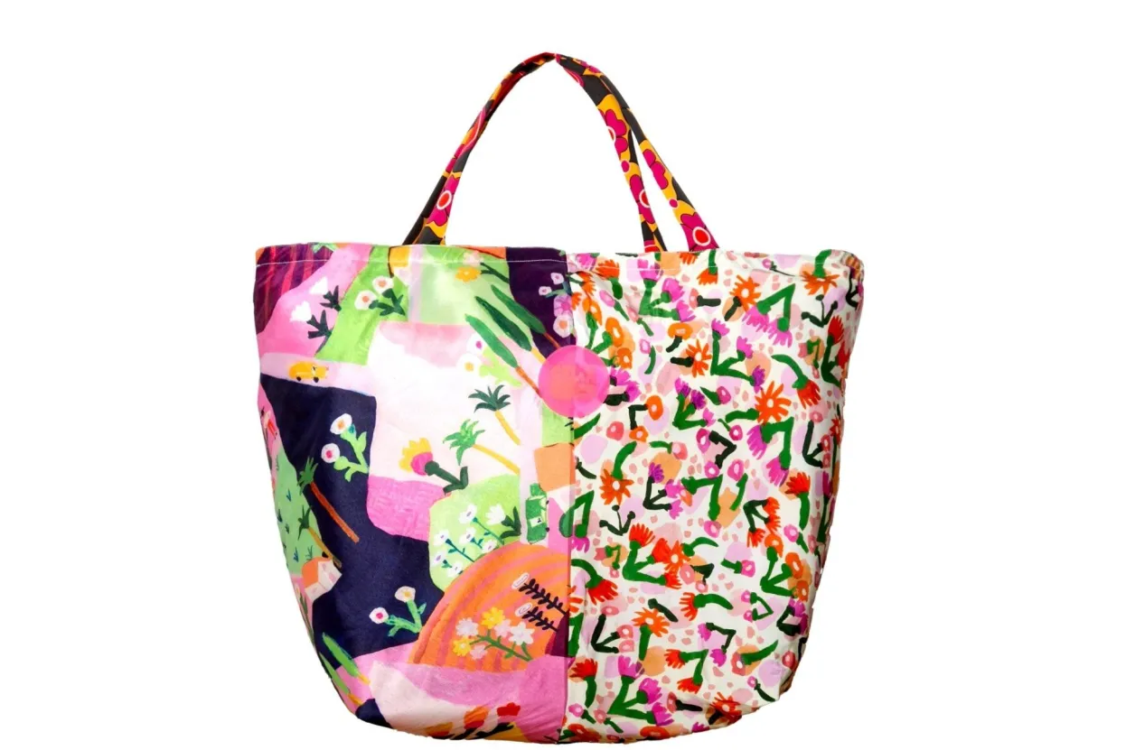 Accessories | Celia B Fabric Fusion Tote