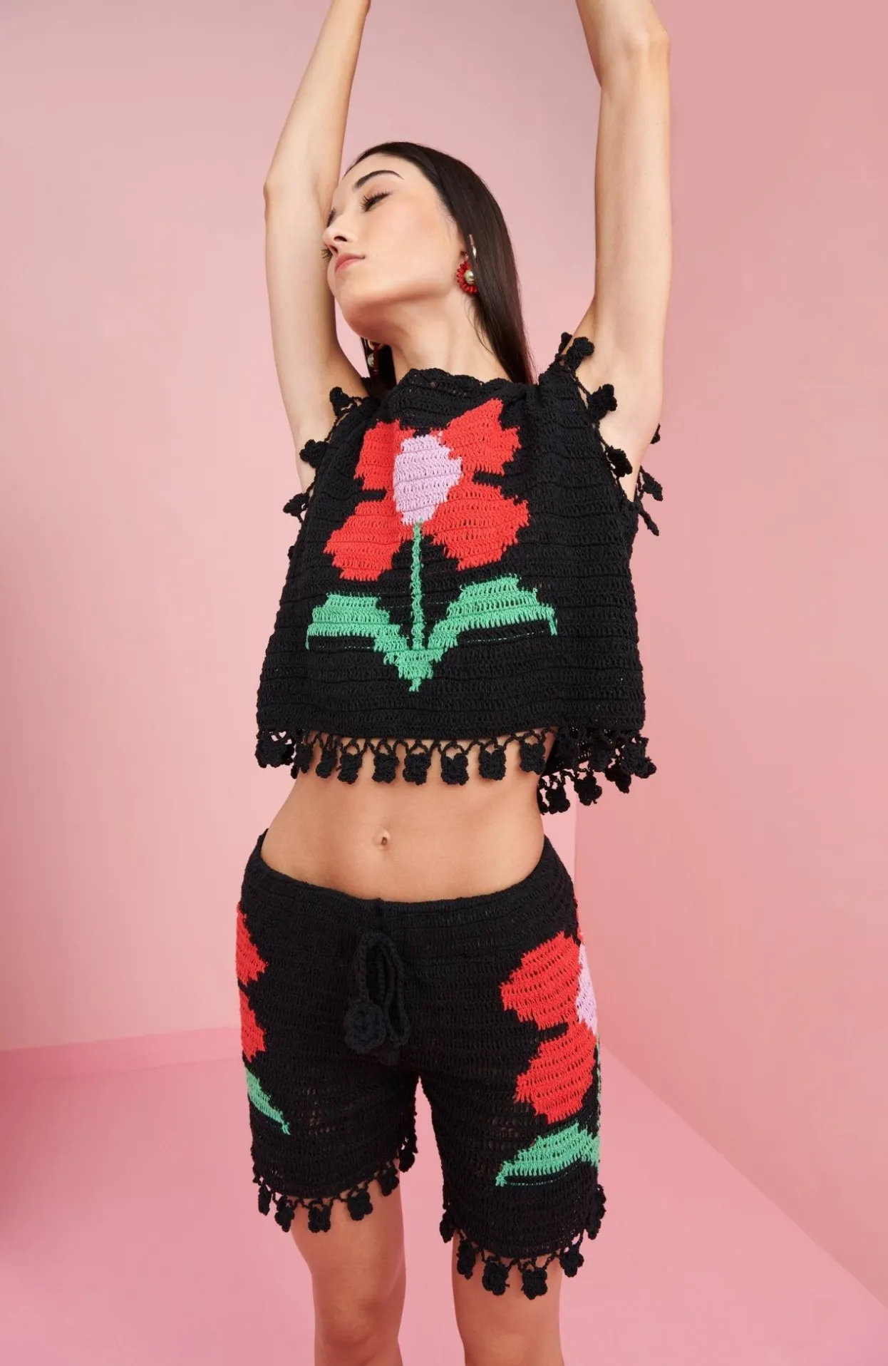 Crochet | Celia B Gypsy Top Black