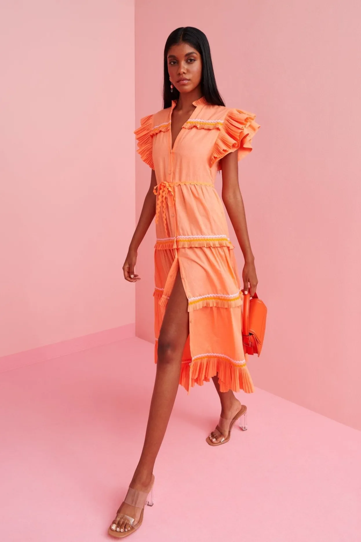 Dresses | Celia B Moonlit Dress Orange