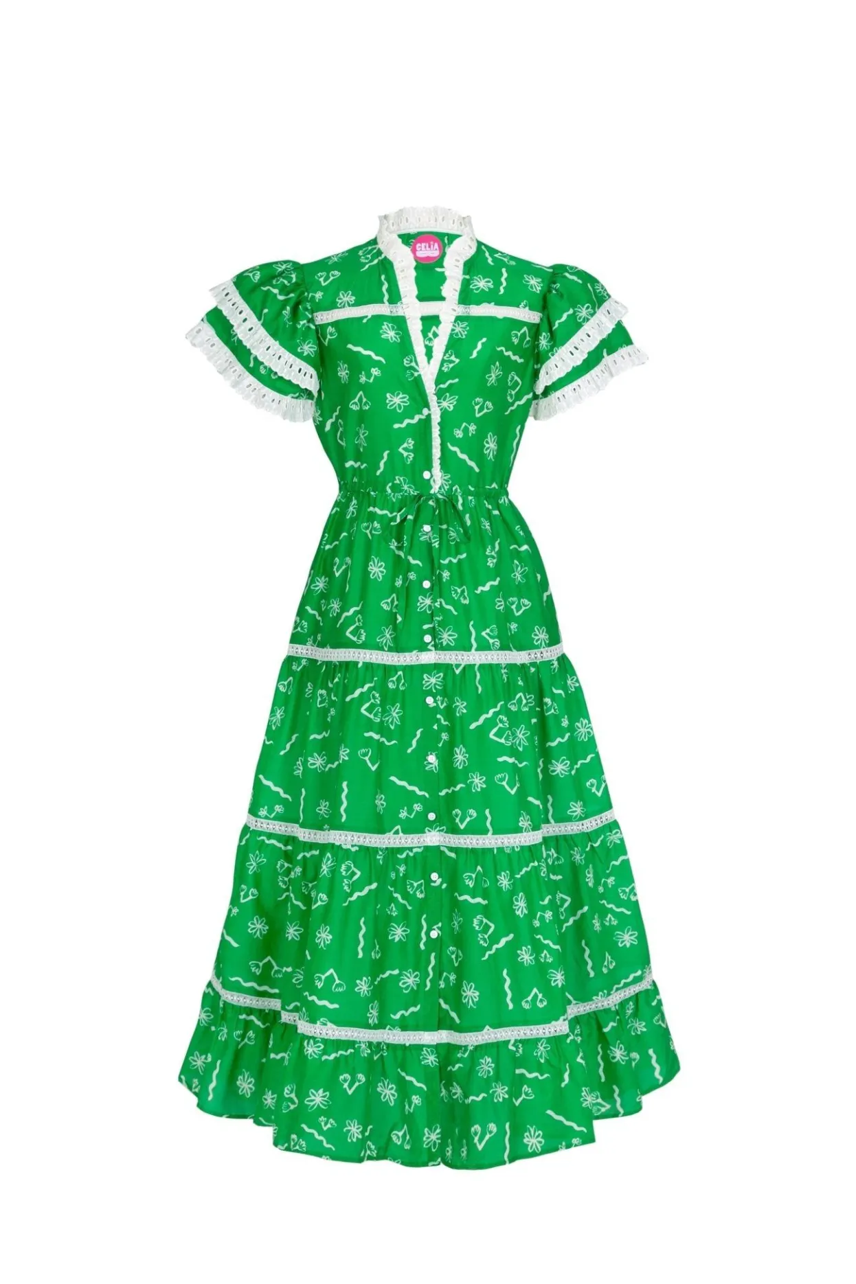 Dresses | Celia B Sedna Dress-Green