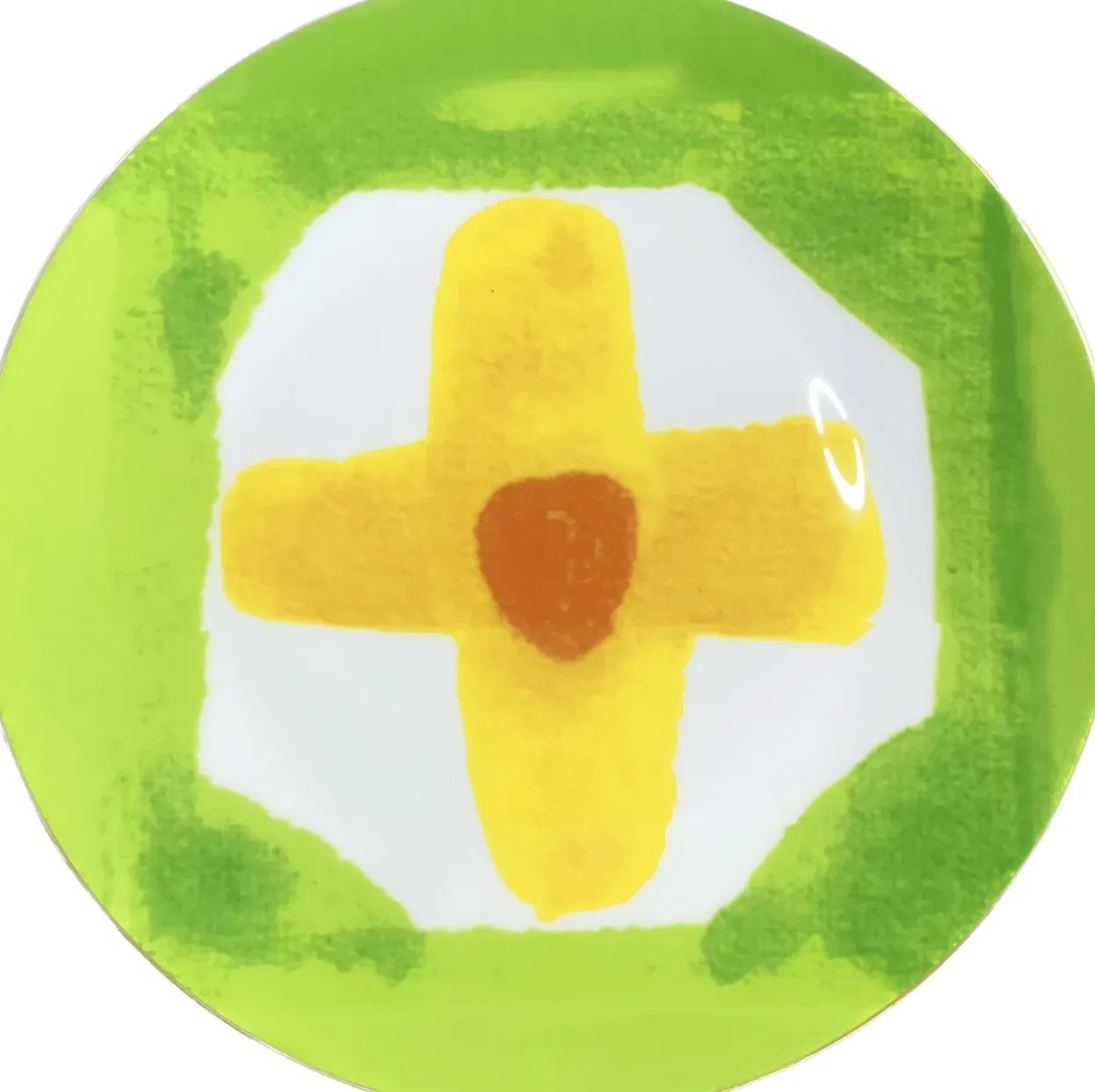 Homeware | Celia B Yelow Iris Plate Set Of Two